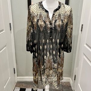 Long tunic or short dress Size L